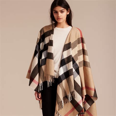 womens burberry poncho|burberry inspired poncho.